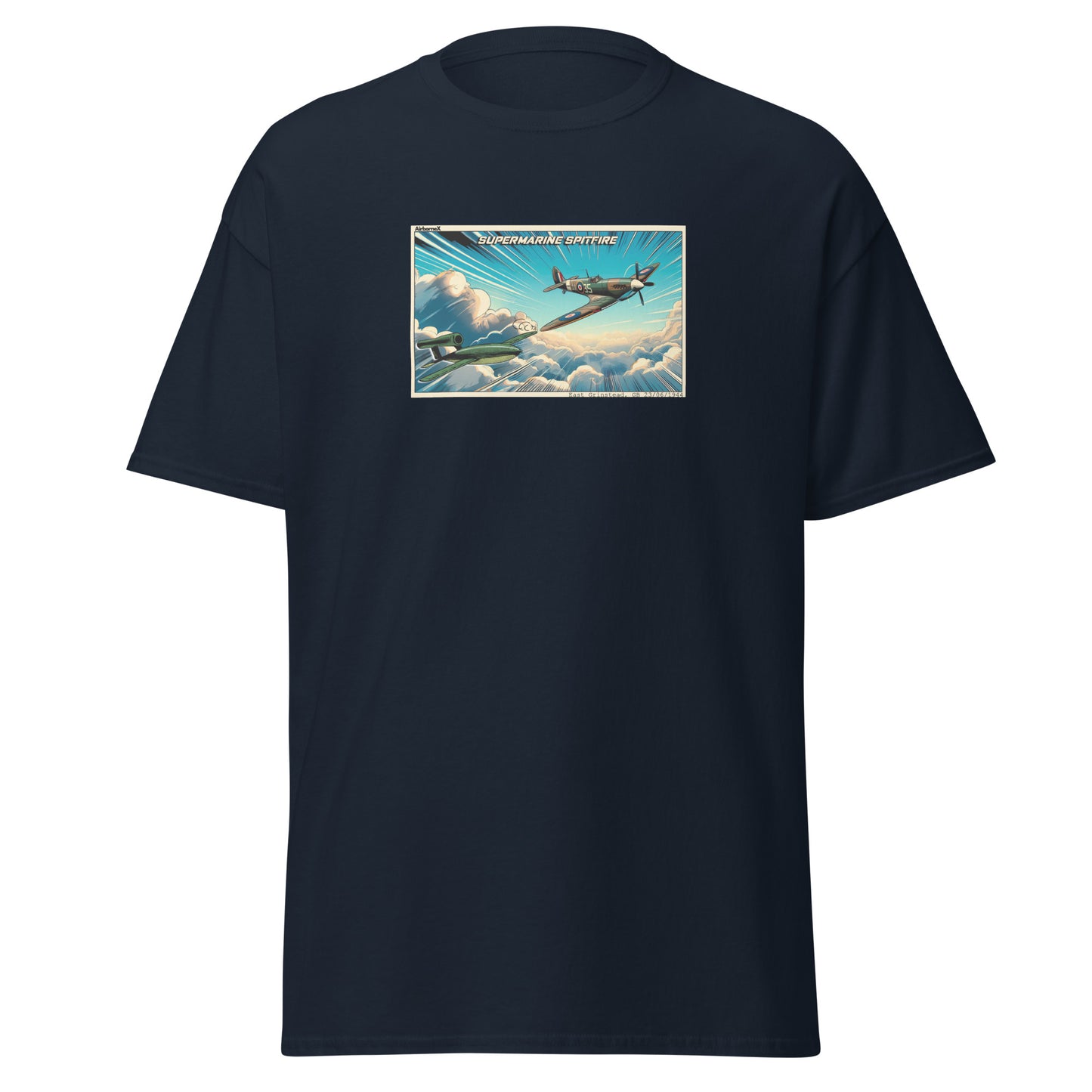 Spitfire vs V-1 Flying Bomb T-Shirt