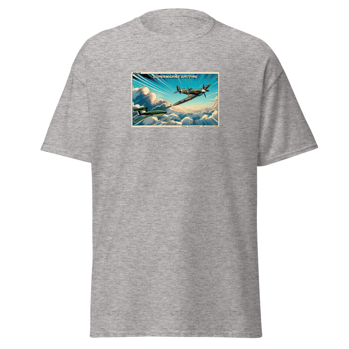 Spitfire vs V-1 Flying Bomb T-Shirt